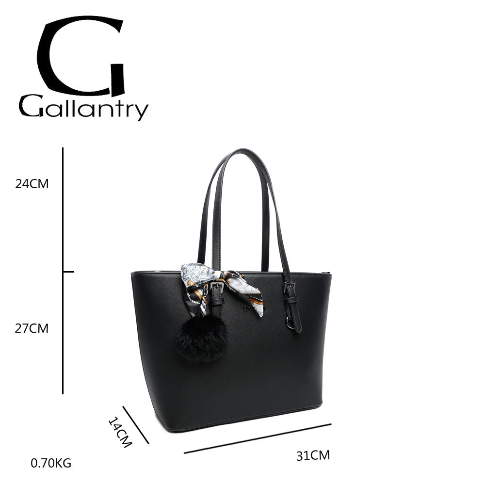 Gallantry Shopper - Tote Bag - Zwart